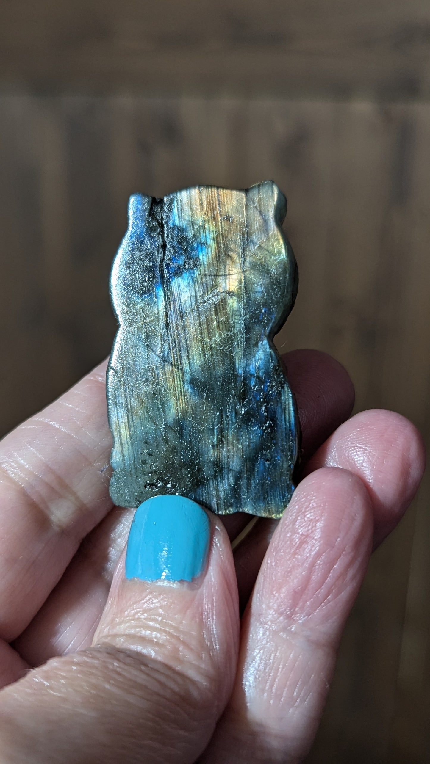 Labradorite Owl - STRENGTH, TRANFORMATION, INTUITION