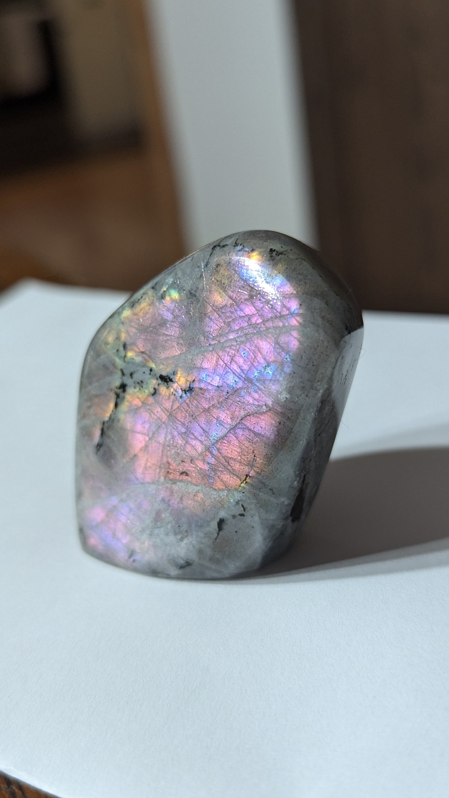 Labradorite Freeform (Madagascar)- STRENGTH, TRANSFORMATION, INTUITION