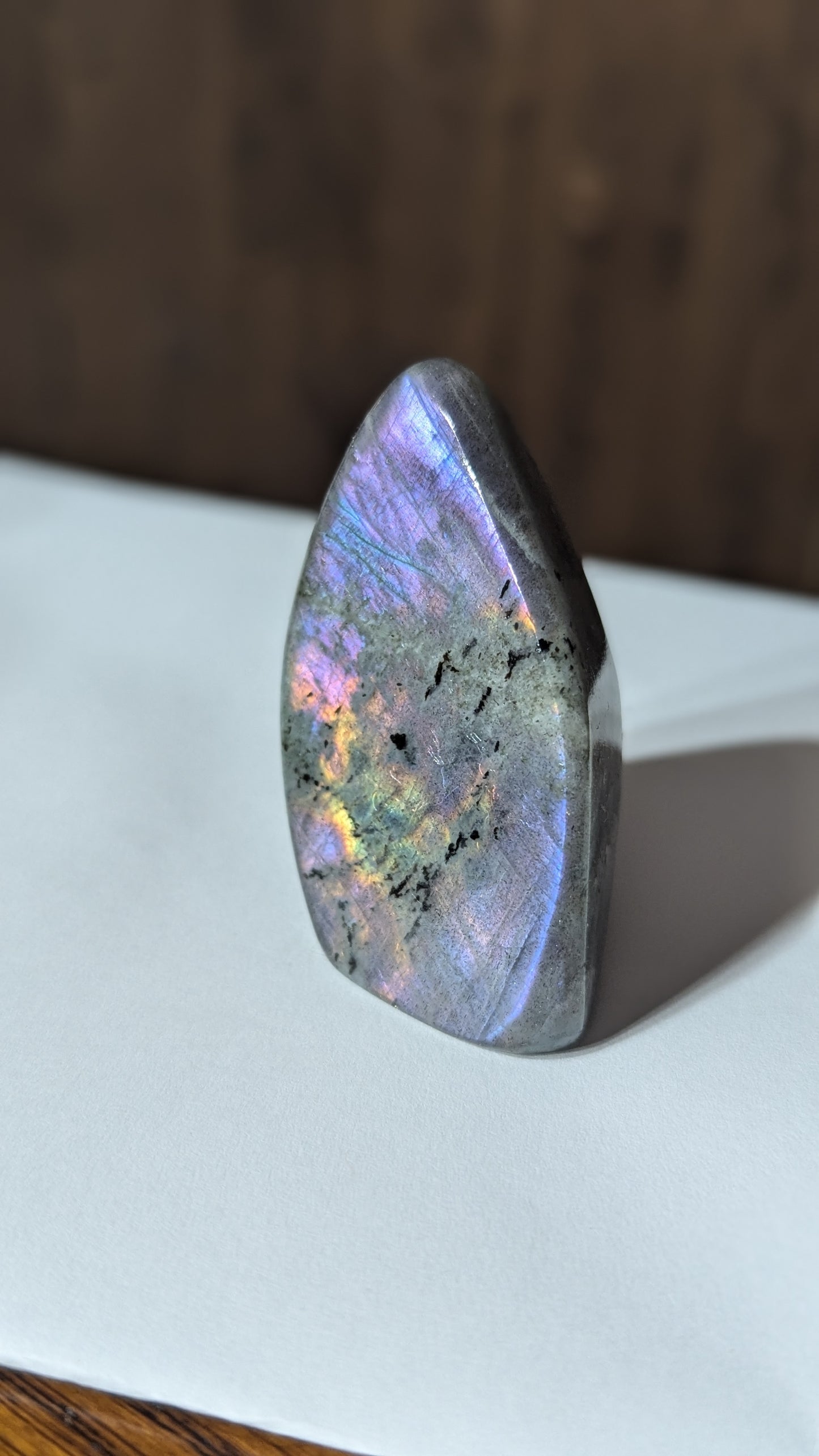 Labradorite Freeform (Madagascar)- STRENGTH, TRANSFORMATION, INTUITION