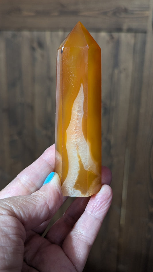 Carnelian Energy Tower - VITALITY, CREATIVITY, GROUNDING