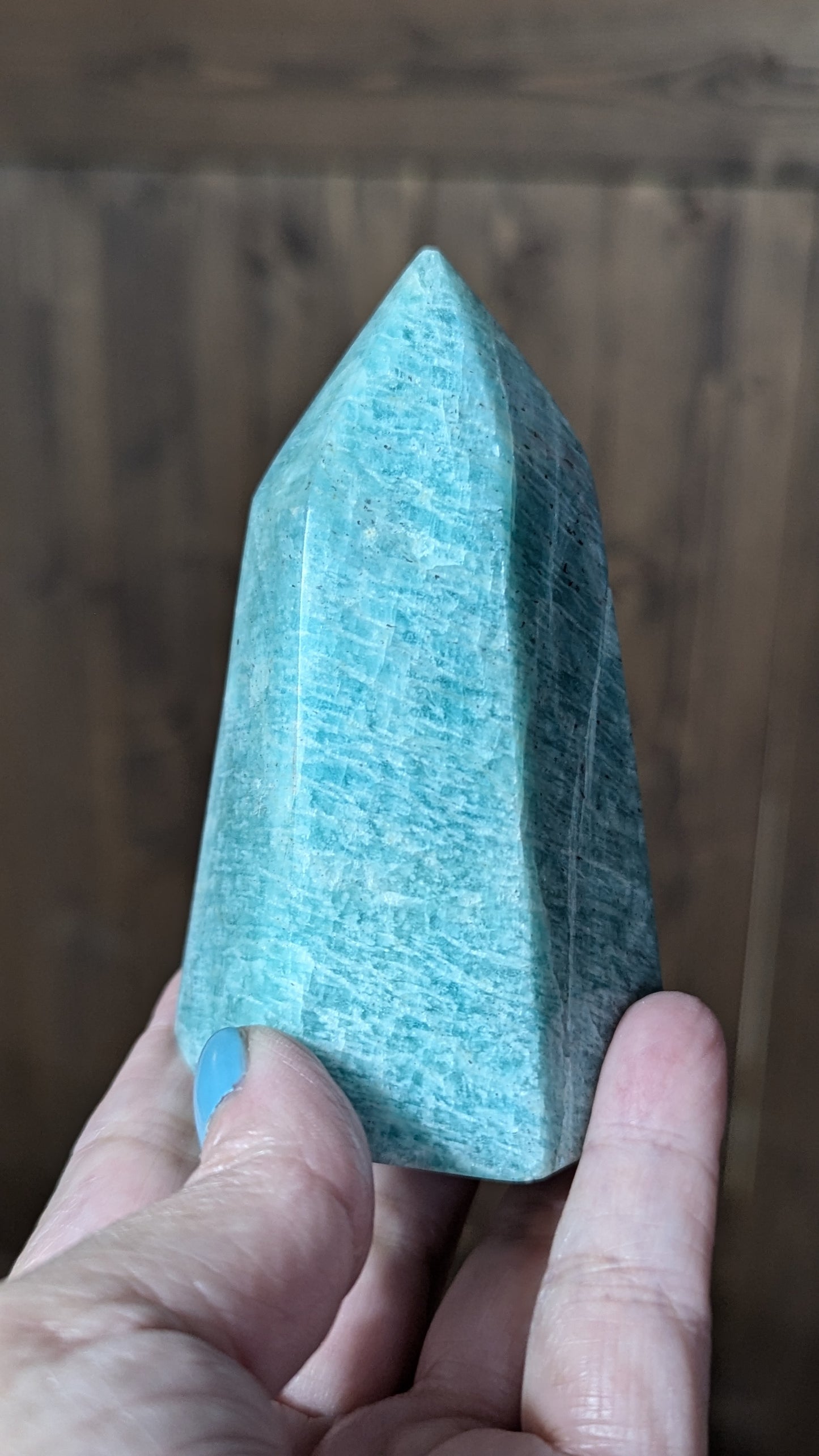 Amazonite Energy Tower - TRUTH, HARMONY & PEACE