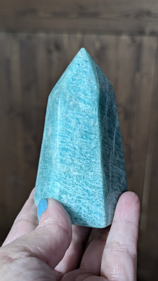 Amazonite Energy Tower - TRUTH, HARMONY & PEACE