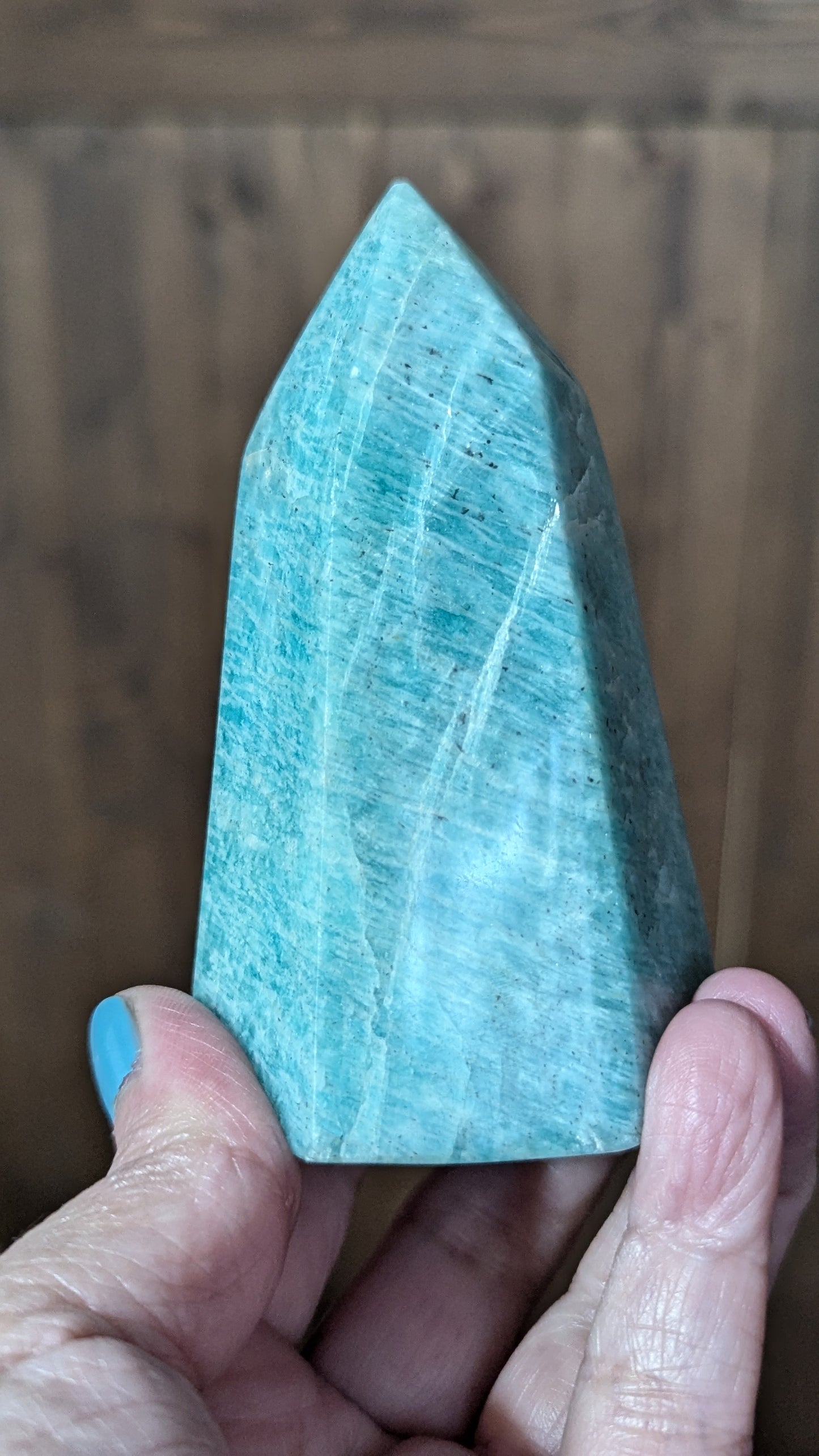 Amazonite Energy Tower - TRUTH, HARMONY & PEACE