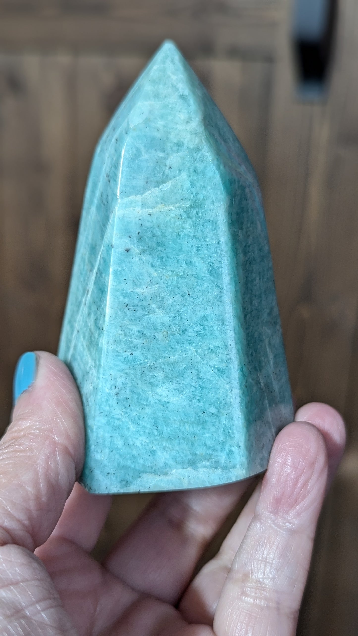 Amazonite Energy Tower - TRUTH, HARMONY & PEACE