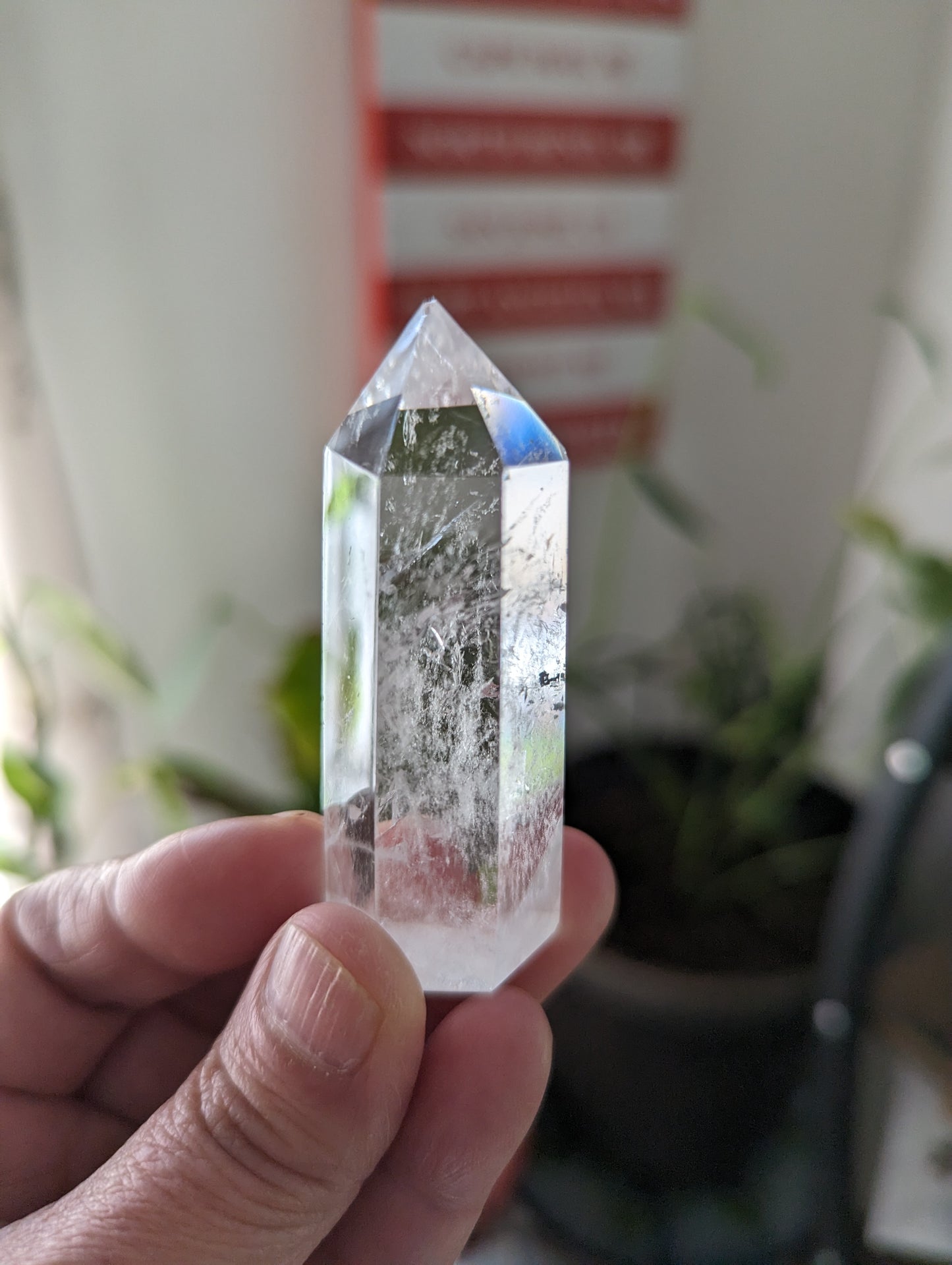 Clear Quartz Energy Tower - SPIRITUAL GROWTH, PURITY, ENLIGHTENMENT