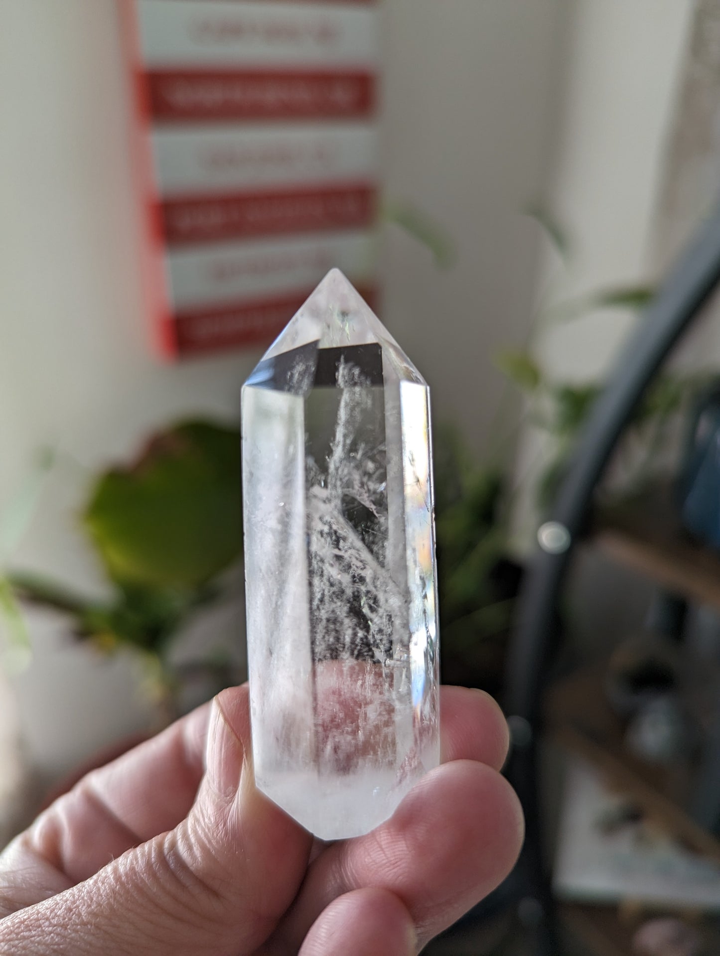 Clear Quartz Energy Tower - SPIRITUAL GROWTH, PURITY, ENLIGHTENMENT