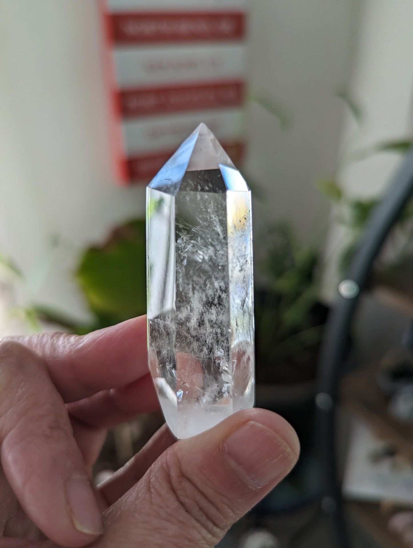 Clear Quartz Energy Tower - SPIRITUAL GROWTH, PURITY, ENLIGHTENMENT