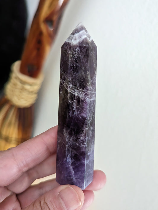 Amethyst Energy Tower- WISDOM, SPIRITUALITY, CALMING