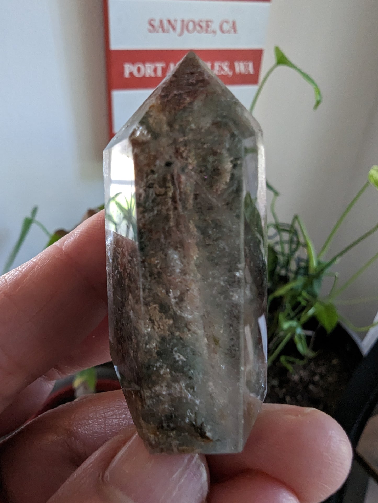 Garden Quartz Energy Tower (Brazil) - ENHANCES, STIMULATES, HARMONIZES