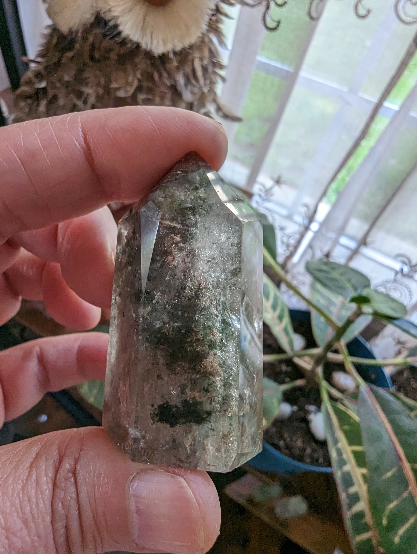 Garden Quartz Energy Tower (Brazil) - ENHANCES, STIMULATES, HARMONIZES