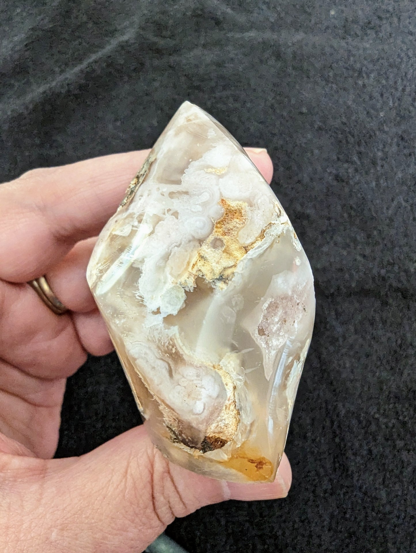 Flower Agate Flame - NEW BEGINNINGS, GROWTH, TRANSFORMATION