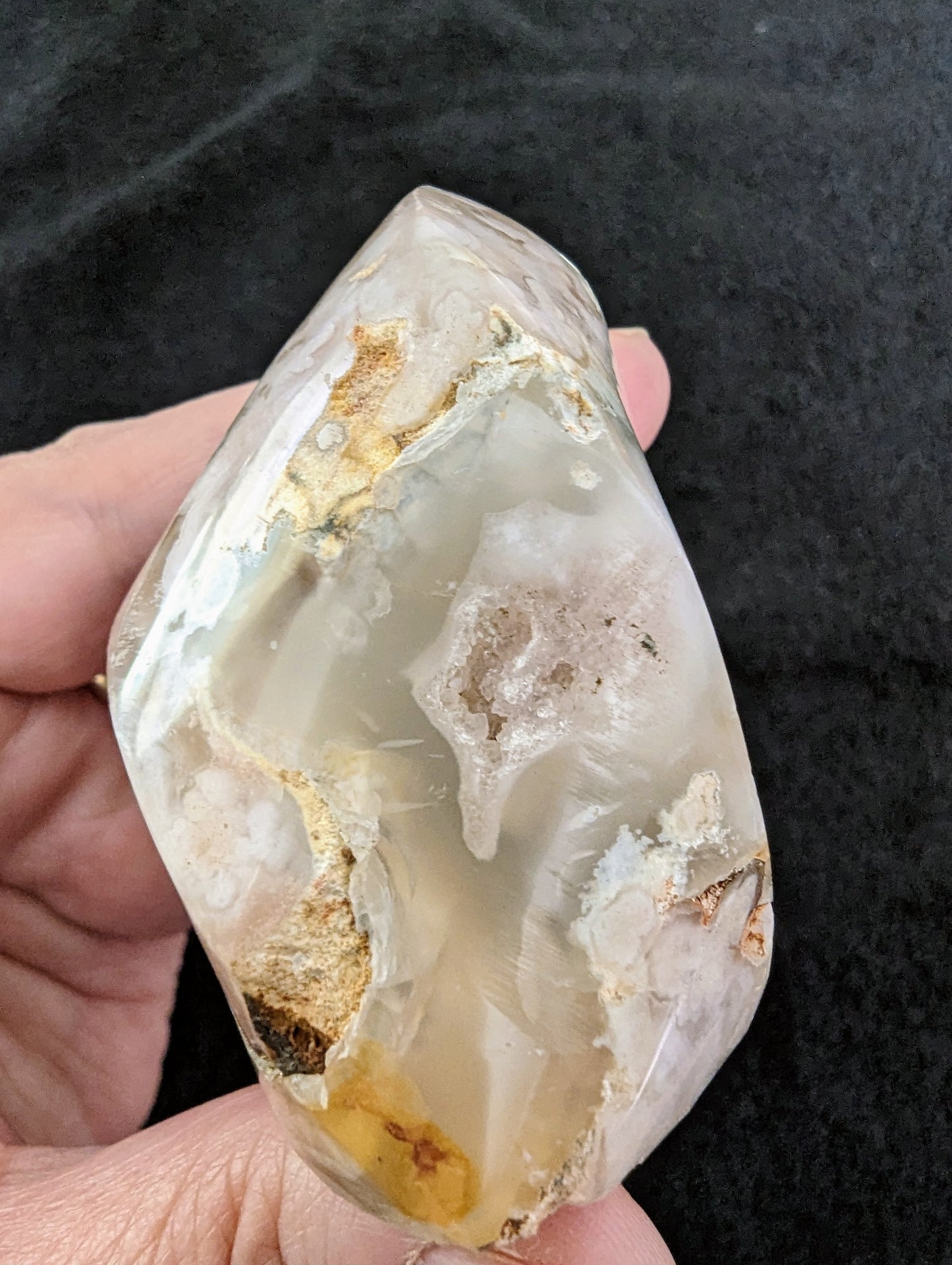 Flower Agate Flame - NEW BEGINNINGS, GROWTH, TRANSFORMATION