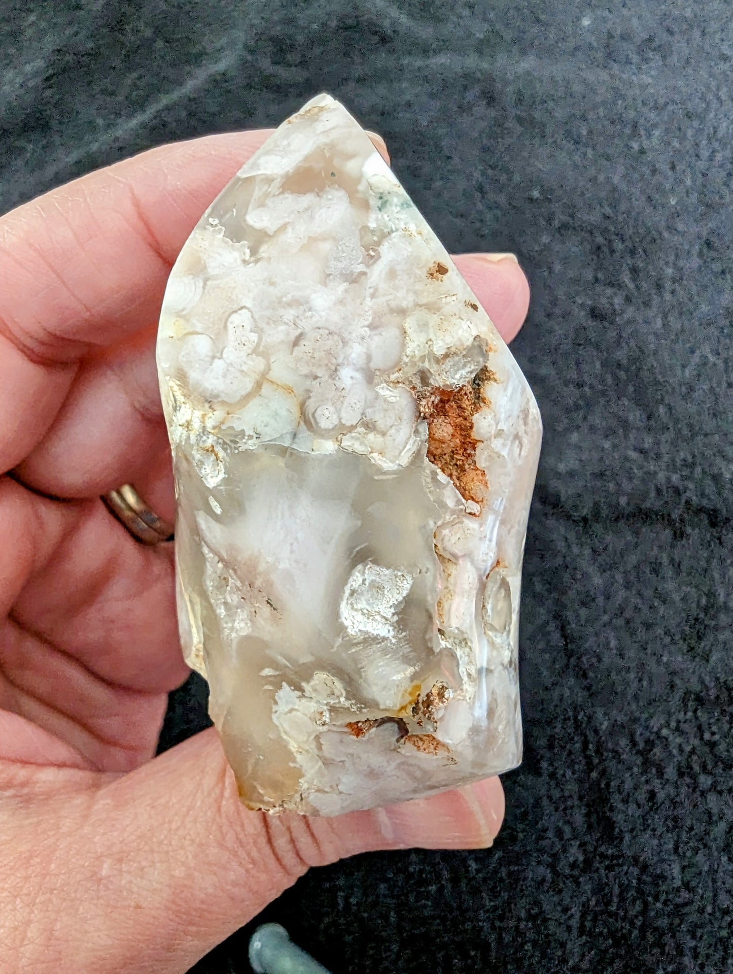 Flower Agate Flame - NEW BEGINNINGS, GROWTH, TRANSFORMATION