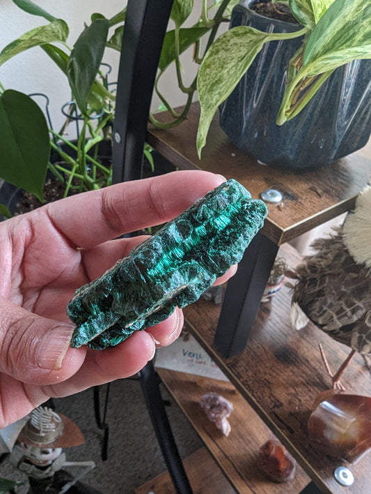 Malachite Silky (Congo) - ABUNDANCE, BALANCE, CLEANSING