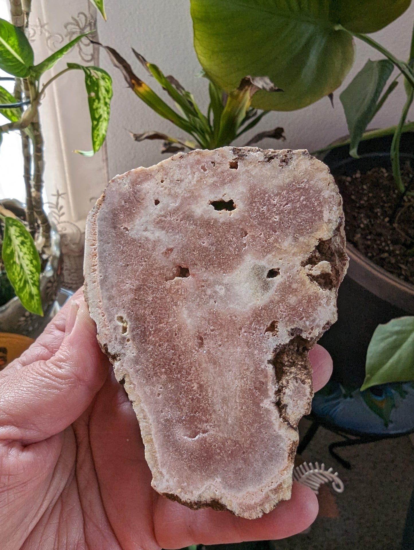 Pink Amethyst Slab - HEART CLARITY, CALMING, BALANCE