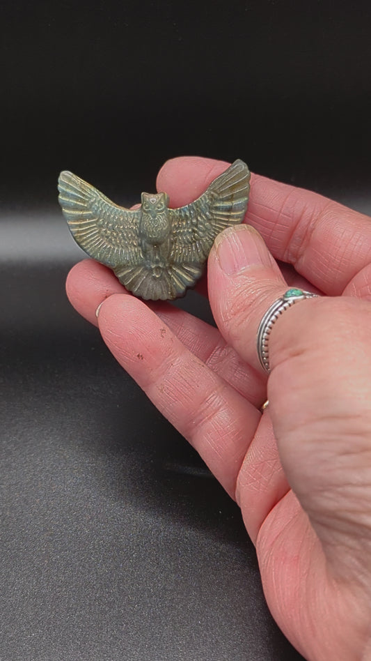 Labradorite Bird - STRENGTH, TRANFORMATION, INTUITION