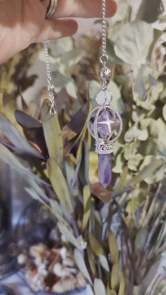 Pendulum (Amethyst) - WISDOM, SPIRITUALITY, CALMING