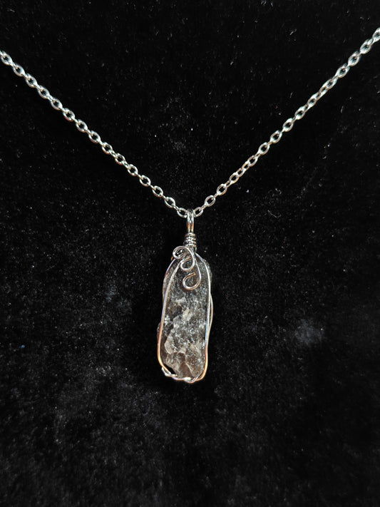 Tektite Necklace - Protection, Healing, Growth