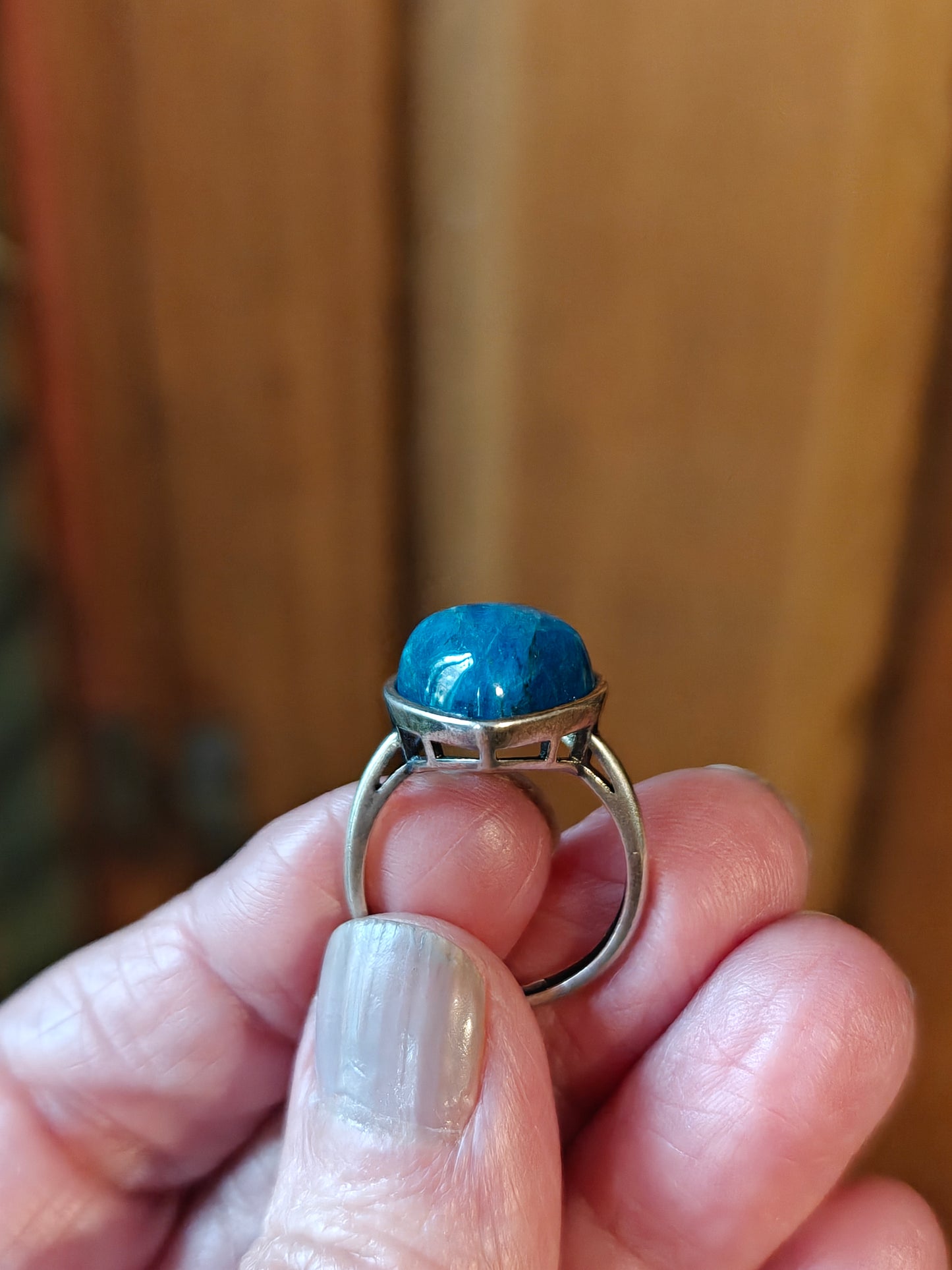 Blue Apatite Ring - CLARITY, GUIDANCE, EXPRESSION