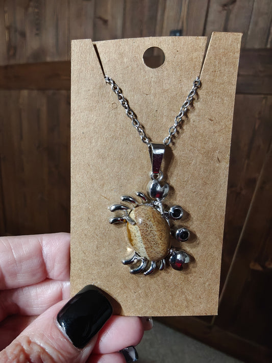 Crab (cobblestone Jasper) - Protective, Determination, Courage