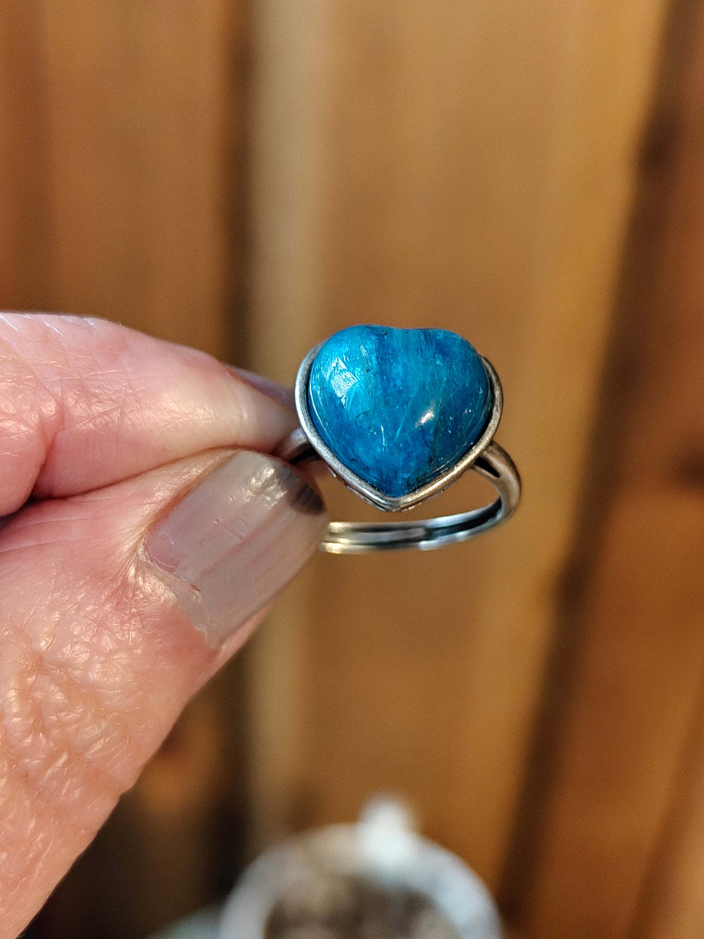 Blue Apatite Ring - CLARITY, GUIDANCE, EXPRESSION