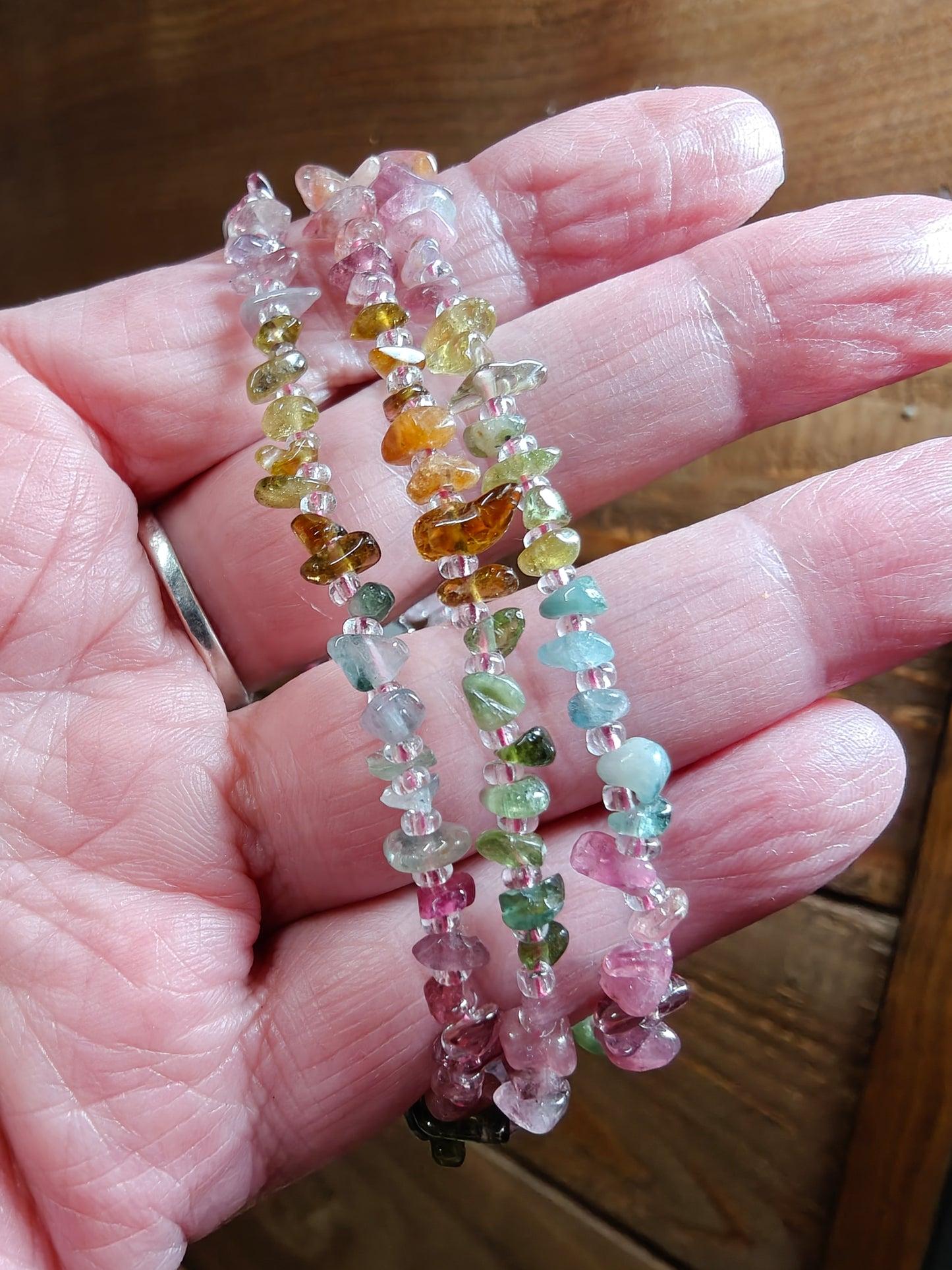 Fluorite Dainty Bracelet - GROWTH, RE-ENERGIZE- HEALING